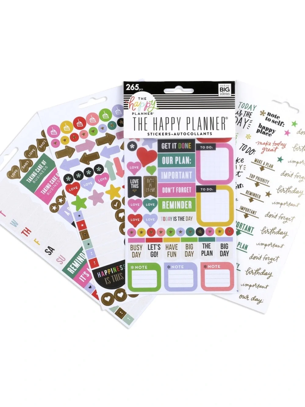 The Happy Planner Sticker Book 265 PIECES ME & MY BIG IDEAS BNIP